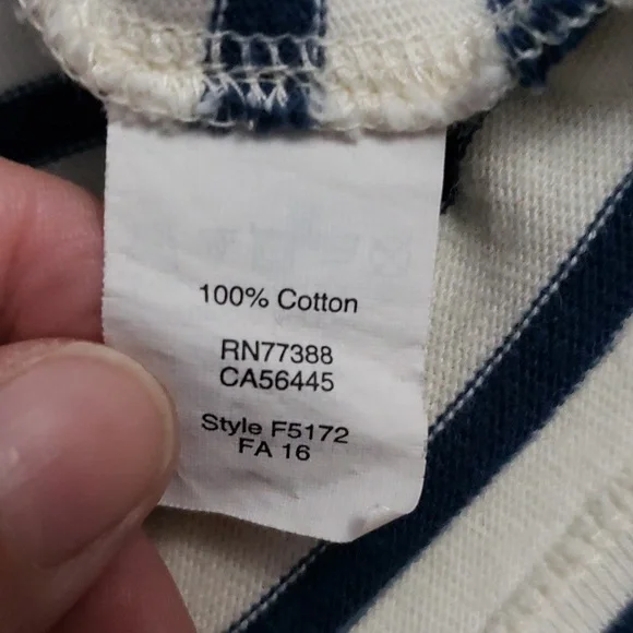 Madewell Striped Knit 3/4 Sleeve Dress Size S - Picture 9 of 11